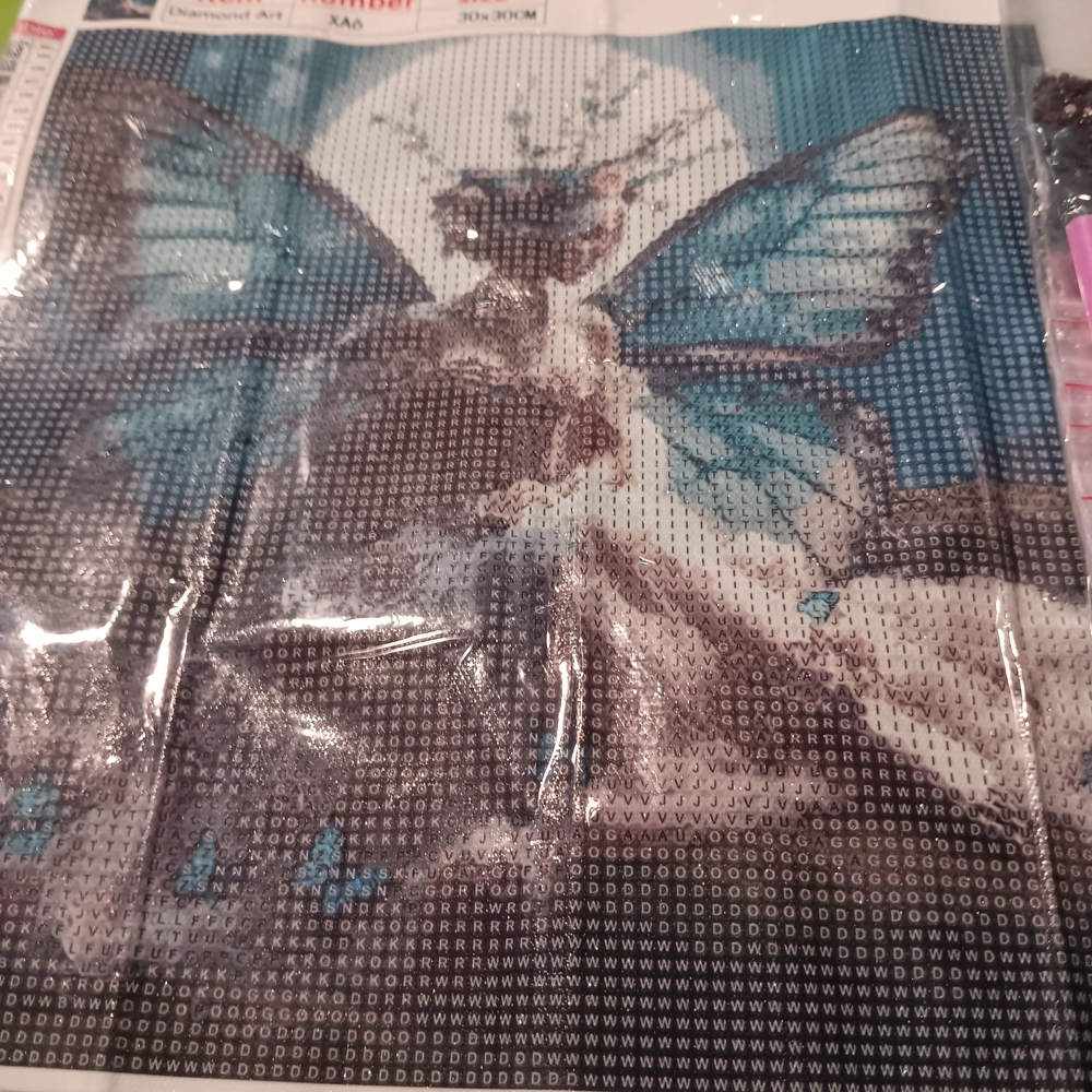 Butterfly Diamond Art Painting Kit 30x30